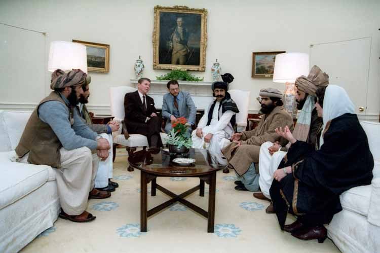 reaganandmujahideen1 Sleeping With the Devil: How U.S.
and Saudi Backing of Al Qaeda Led to 9/11