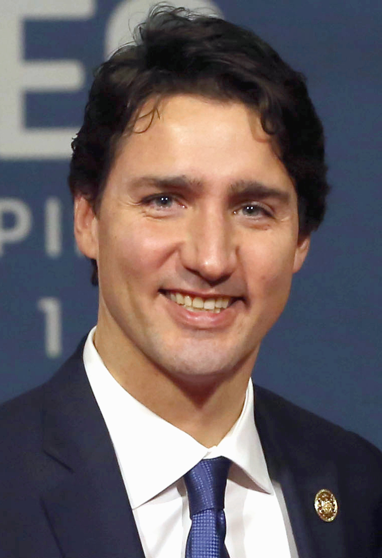 The leader of the Federal government 
Prime Minister at this time is Justin Trudeu