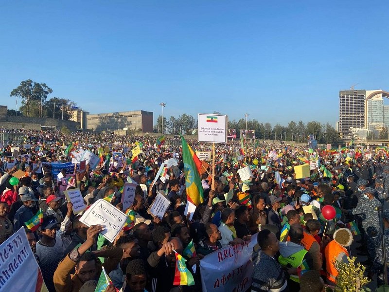 Millions Demonstrate in Support of Ethiopia Against Western Interference - Global Research