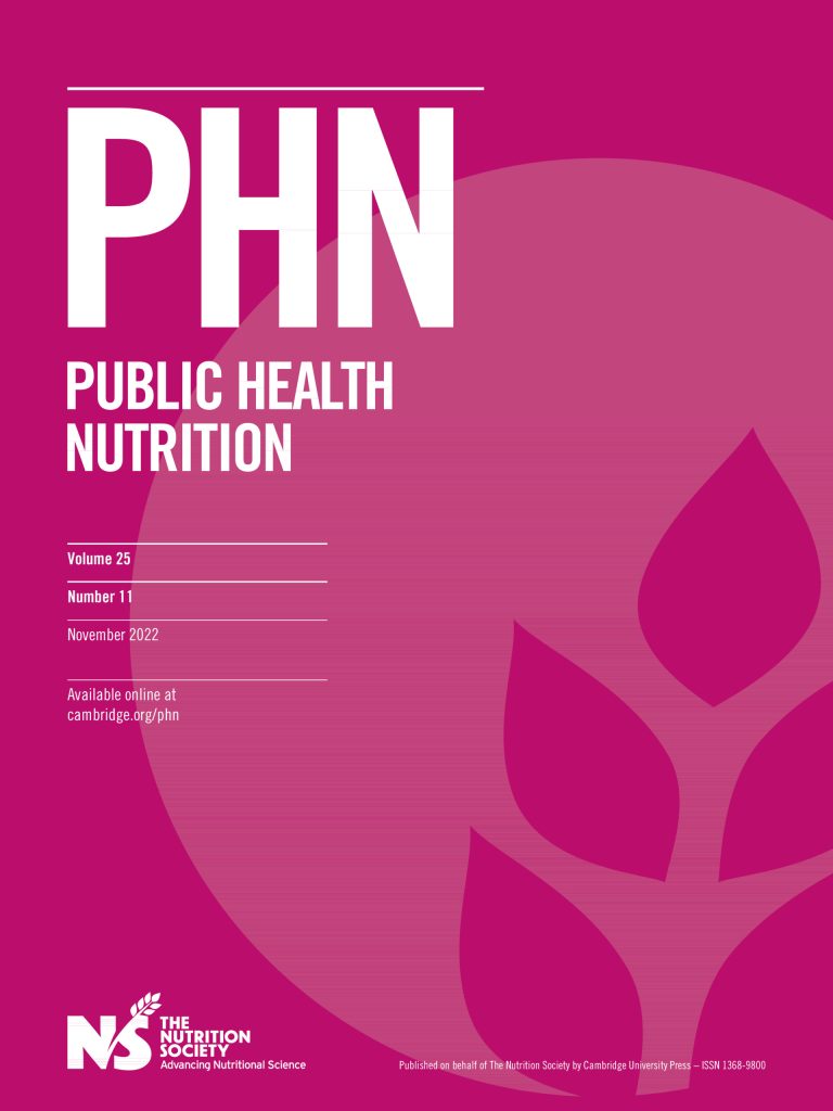 Public Health Nutrition  Global ResearchGlobal Research  Centre for