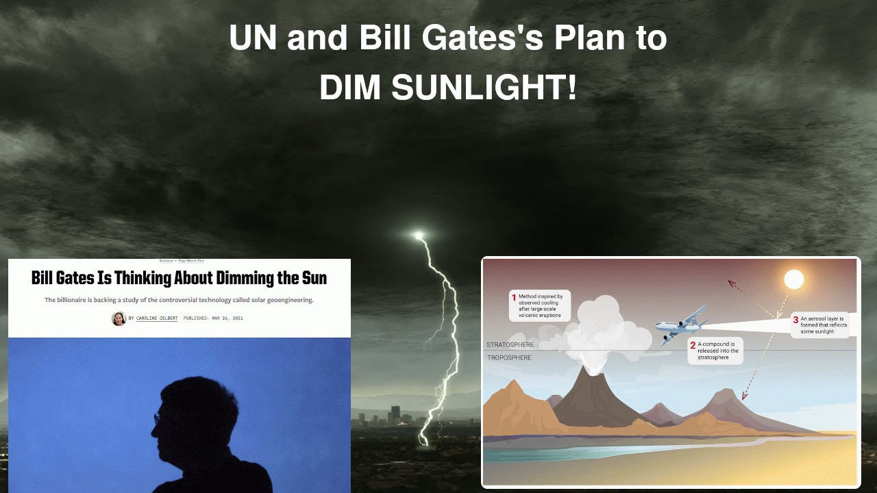 The UN Discusses Darkening the Skies to Combat Climate Change - Global Research