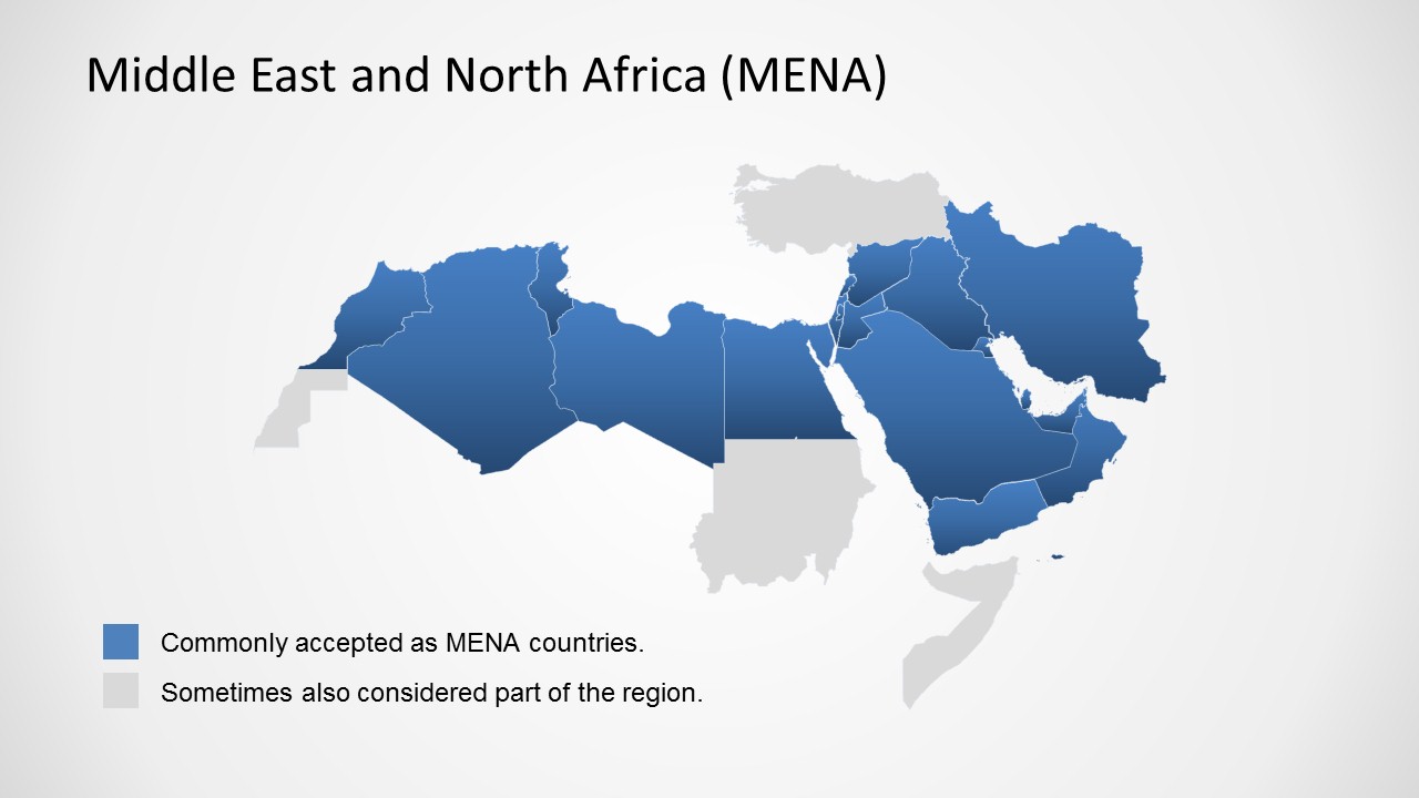 Ближний регион. Средний Восток и Африка. Middle East and North Africa карта. Карта Mena. Страны Mena.