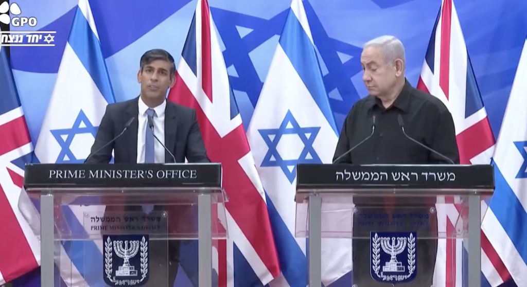 U.K. Prime Minister Sunak's Message to Israel: Carry On with the Slaughter - Global Research